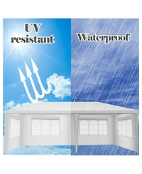 Outdoor 10'x20' Canopy Tent Heavy Duty Wedding Party Sidewalls Window Carry Bag