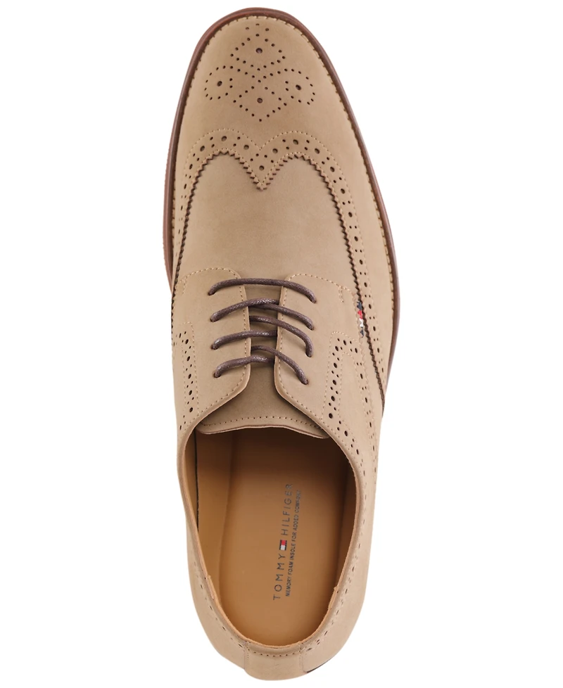 Tommy Hilfiger Men's Buford Lace Up Wingtip Oxford