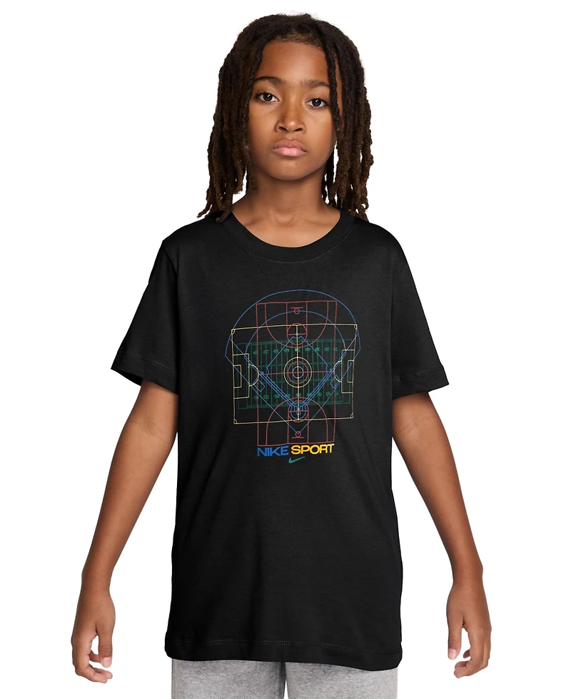 Nike Boys' 8-20 Short-Sleeve Crewneck T-Shirt