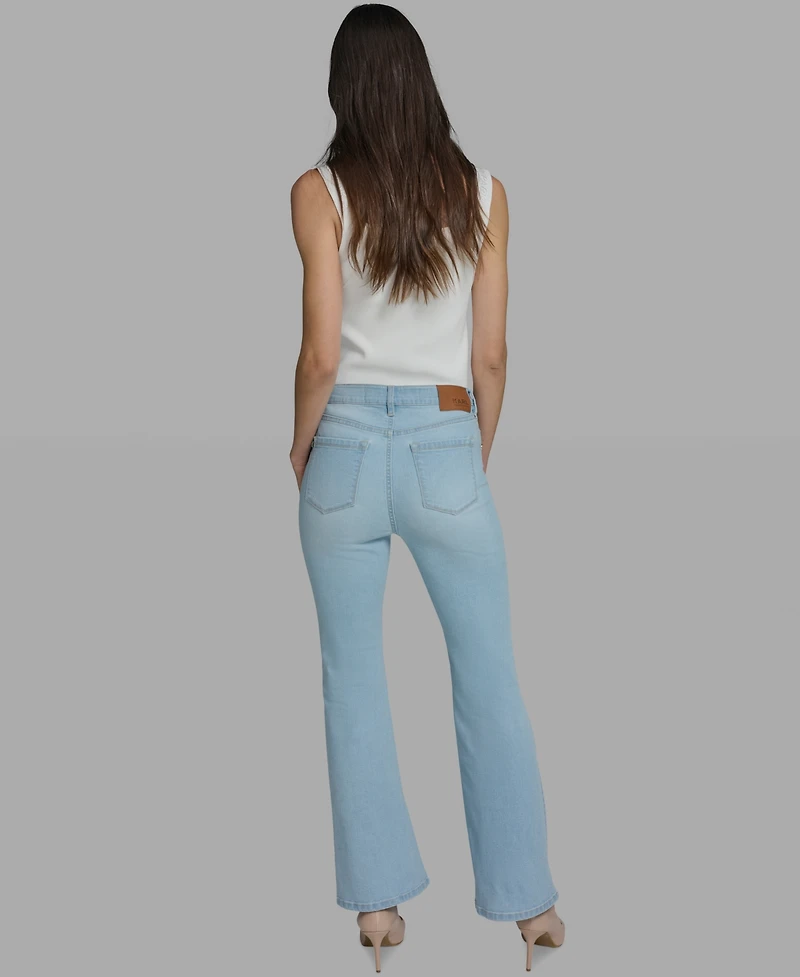 Karl Lagerfeld Paris Petite Mid-Rise Jeans