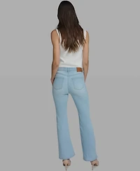 Karl Lagerfeld Paris Petite Mid-Rise Jeans
