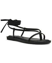 Dv Dolce Vita Women's Jipsy Strappy Lace-Up Gladiator Flat Sandals