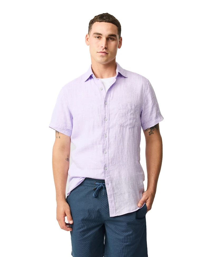 Rodd Gunn Men's Palm Beach Short Sleeve Slim Fit Shirt