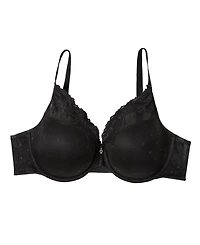 Curvy Couture Women's Sheer Whisper Plunge T-Shirt Bra