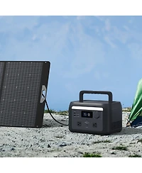 Mondawe 614Wh-1000W Portable Power Station with Bidirectional Fast Ac Charging