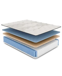 Diamond Mattress Nina 12.5" Hybrid Copper Medium Pillow Top Mattress, Queen