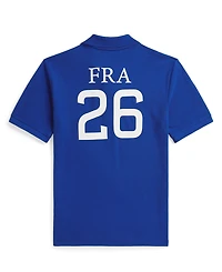 Polo Ralph Lauren Boys' 8-20 France Cotton Mesh Shirt