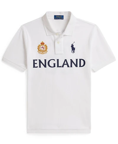 Polo Ralph Lauren Boys' 8-20 England Cotton Mesh Shirt