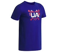 Under Armour Boys' 6-20 Baseball Americana Short-Sleeve Graphic T-Shirt