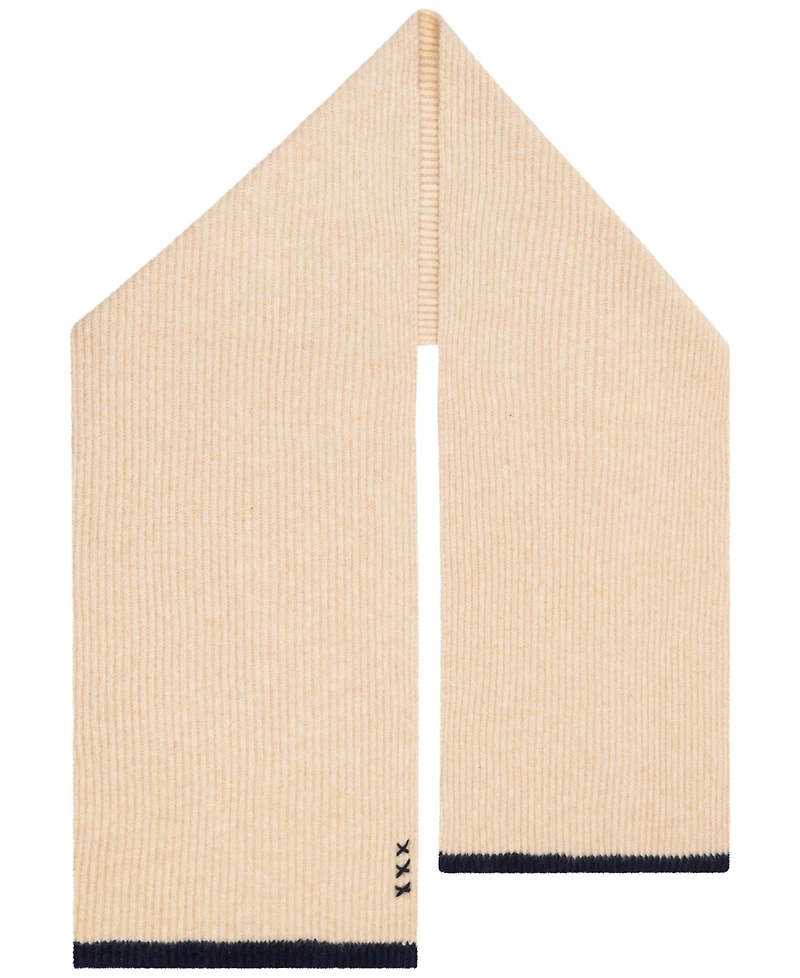 Scotch & Soda Men's Rib Stitch Cuff Beanie Scarf, 2-Piece Set