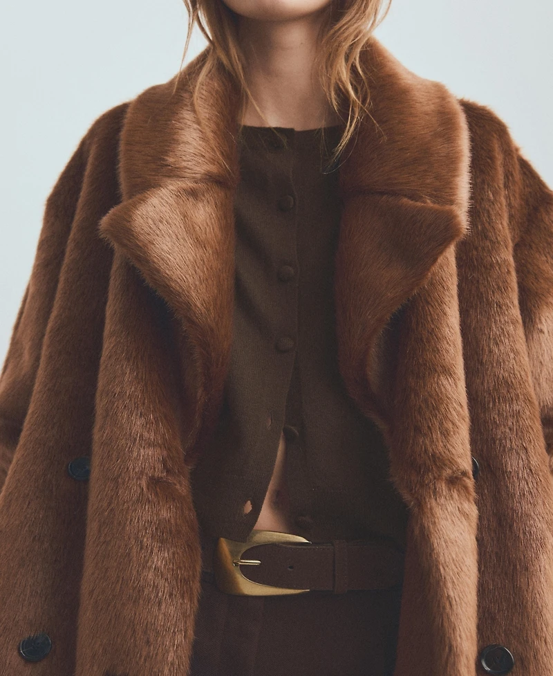 Mango Women's Knitted Button Cardigan