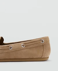 Mango Women's Laces Deck Shoes