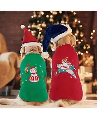 Aronkl 2 Pack Breathable Cotton Spandex Dog T-shirts for Year-Round Comfort