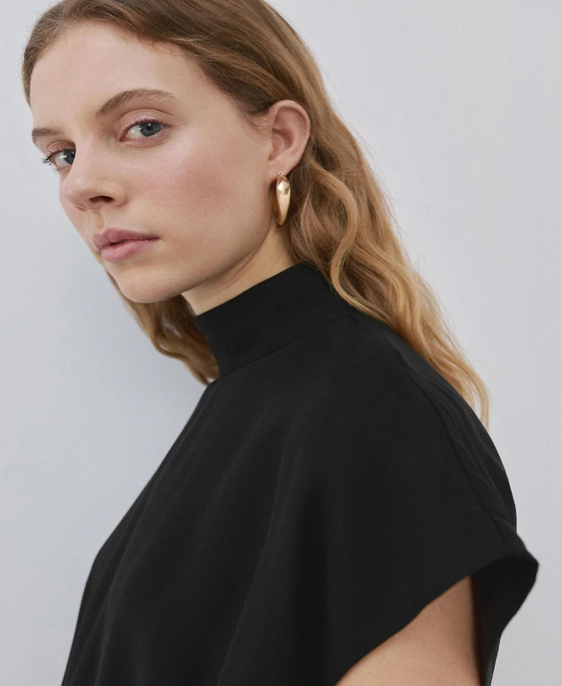 Mango Women's Lyocell Belt Dress