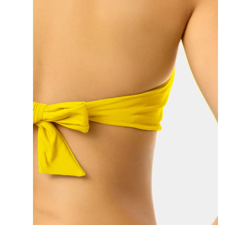Anne Cole Solid Twist-Front Bikini Top