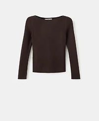 Mango Women's Boat-Neck Knitted Sweater