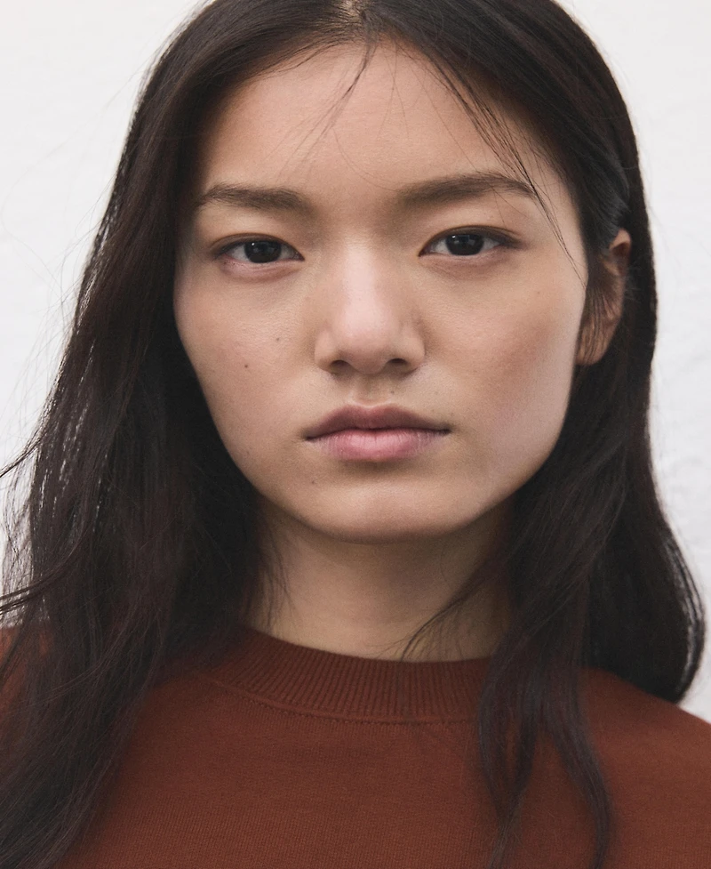 Mango Women's Plain Cotton Sweatshirt