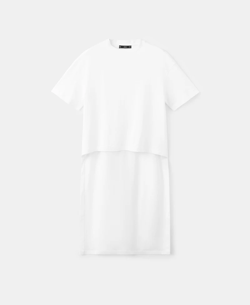 Mango Women's Long Cotton T-Shirt