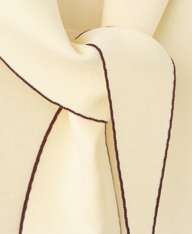 Mango Women's Handkerchief Detail Knit Top