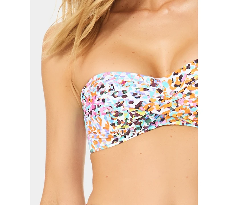 Anne Cole Women's Liz Twist Bandeau Neck Swim Bikini Top