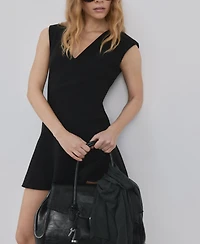 Mango Women's Short Flared Dress