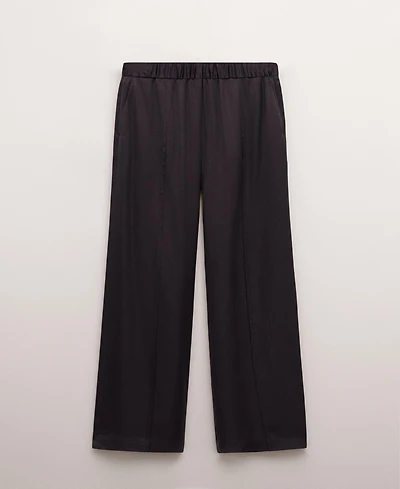 Mango Women's Adjustable Waist Straight-Leg Pants