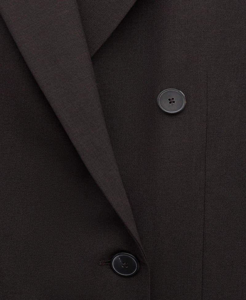 Mango Women's Double-Breasted Wool Suit Jacket