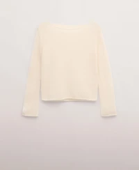 Mango Women's Semi-Transparent Alpaca Sweater