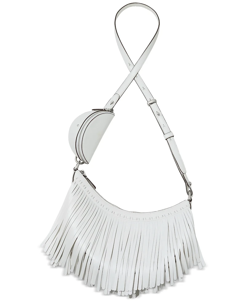 kate spade new york Duo Leather Fringe Small Crossbody Bag