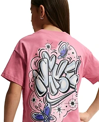 Nike Girls' 7-16 Sportwear Crewneck T-Shirt