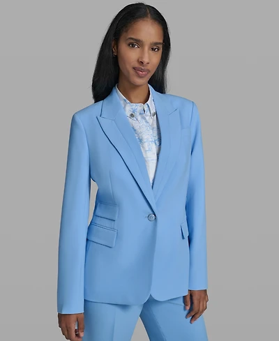 Karl Lagerfeld Paris Women's 1-Button Jacket