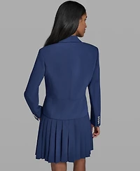 Karl Lagerfeld Paris Women's 3-Button Cropped Jacket