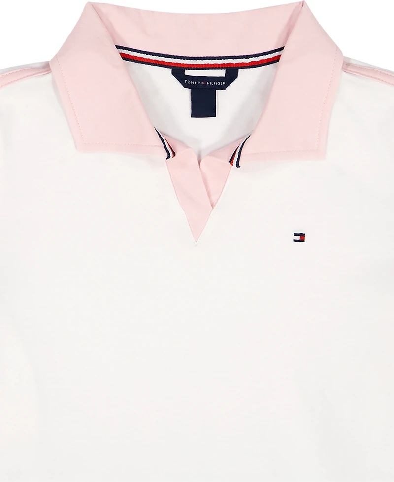 Tommy Hilfiger Girls' 7-16 Tennis Short-Sleeve Polo Shirt
