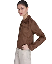 Levi's Women's Faux Suede Laydown Collar Jacket