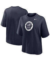 Nike Women's Navy Team Usa Boxy T-Shirt
