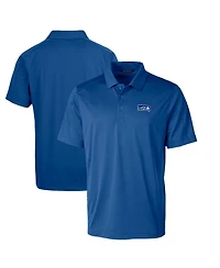 Cutter & Buck Men's Royal Seattle Seahawks Throwback Logo Prospect Textured Stretch Polo Shirt