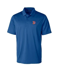 Cutter & Buck Men's Royal Denver Broncos Throwback Logo Big Tall Prospect Textured Stretch Polo Shirt