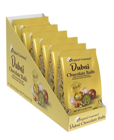 Original Gourmet Dubai Milk Balls, 6-Pc.