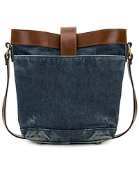Patricia Nash Margaux Mini Woven Denim Crossbody Bag