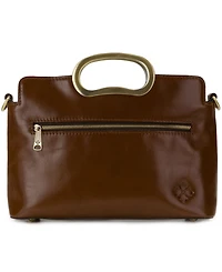 Patricia Nash Karine Mini Leather Top Handle Crossbody Handbag