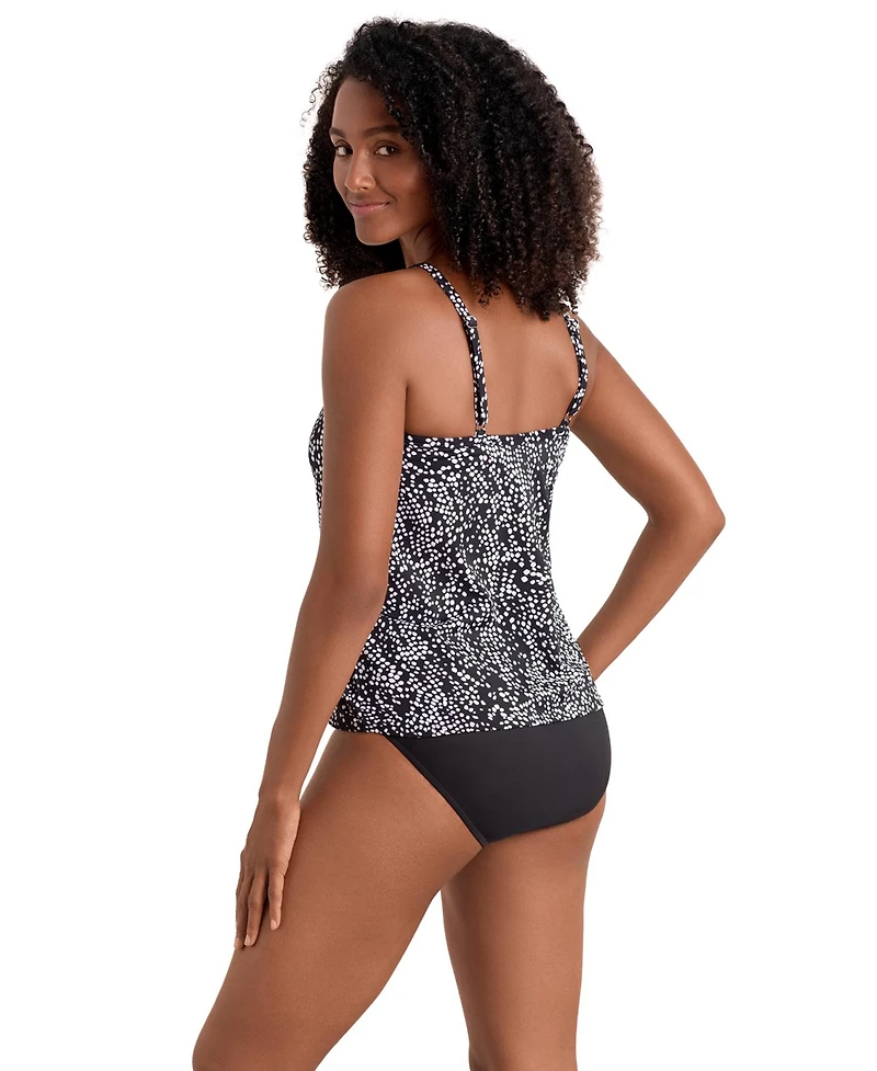 ShapeSolver Sport by Mimi Flamingo Women's High Neck Tankini