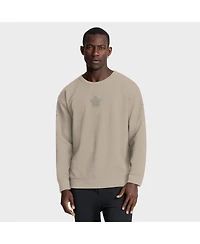 Fanatics Men's Tan Toronto Maple Leaf Authentic Pro Road Tri-Blend Sweatshirt