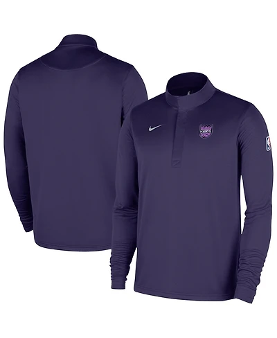 Nike Men's Purple Sacramento Kings 2025/26 City Edition Remix Authentic Coaches Dri-fit Half-Zip