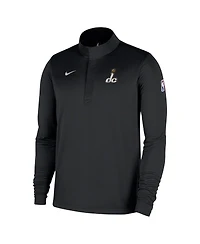 Nike Men's Black Washington Wizards 2025/26 City Edition Remix Authentic Coaches Dri-fit Half-Zip Sweatshirt