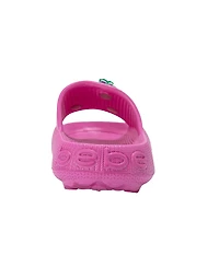 Bebe Girls' Eva Slide – Lightweight and Comfy Sandals with Fruit Charms