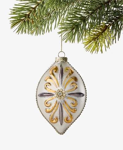 Holiday Lane Blessed with Snowflake Finial Ornament, Macy's Exclusive