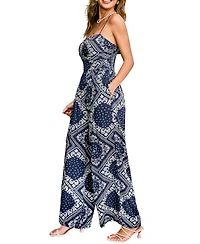 Cupshe Women's V-Neck Zipper Closure Unlined Jumpsuit