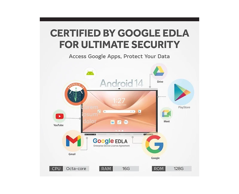 Aha Interactive Flat Panel Display Hybrid 86