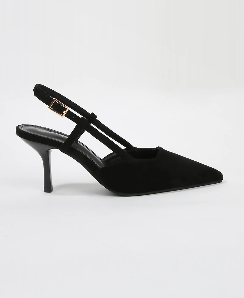 Berness Women 's Carmella Pointed Toe Slingback Heels
