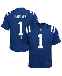 Nike Big Boys and Girls Ahmad Sauce Gardner Blue Indianapolis Colts Home Game Jersey